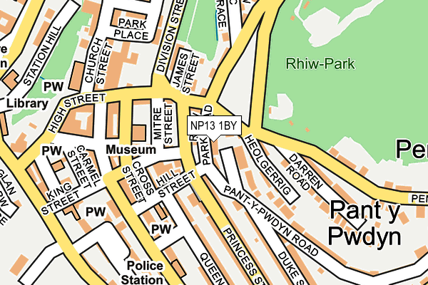 NP13 1BY map - OS OpenMap – Local (Ordnance Survey) NP13 1BY map - OS OpenMap – Local (Ordnance Survey)