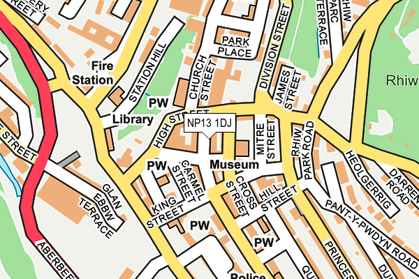 NP13 1DJ map - OS OpenMap – Local (Ordnance Survey) NP13 1DJ map - OS OpenMap – Local (Ordnance Survey)