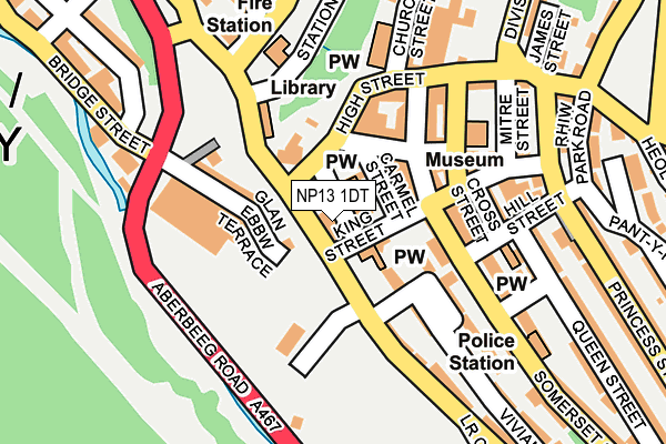 NP13 1DT map - OS OpenMap – Local (Ordnance Survey) NP13 1DT map - OS OpenMap – Local (Ordnance Survey)