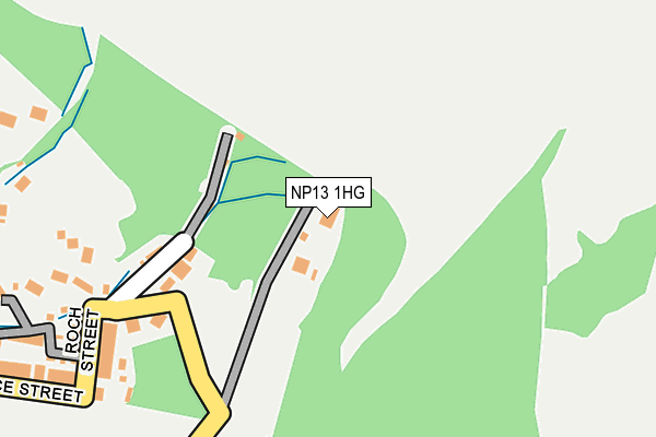 NP13 1HG map - OS OpenMap – Local (Ordnance Survey) NP13 1HG map - OS OpenMap – Local (Ordnance Survey)