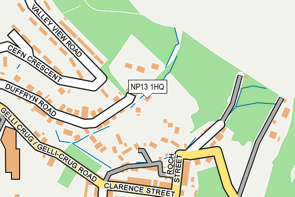 NP13 1HQ map - OS OpenMap – Local (Ordnance Survey) NP13 1HQ map - OS OpenMap – Local (Ordnance Survey)