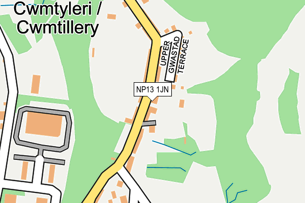 NP13 1JN map - OS OpenMap – Local (Ordnance Survey) NP13 1JN map - OS OpenMap – Local (Ordnance Survey)