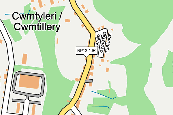 NP13 1JR map - OS OpenMap – Local (Ordnance Survey) NP13 1JR map - OS OpenMap – Local (Ordnance Survey)