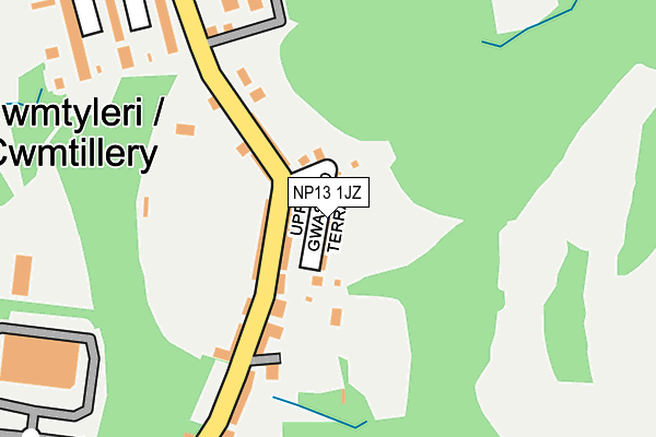 NP13 1JZ map - OS OpenMap – Local (Ordnance Survey) NP13 1JZ map - OS OpenMap – Local (Ordnance Survey)