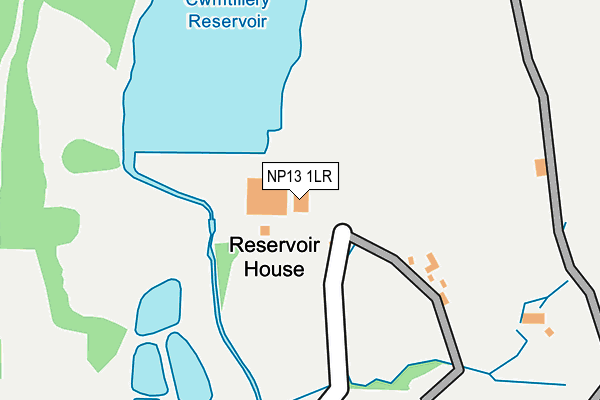 NP13 1LR map - OS OpenMap – Local (Ordnance Survey) NP13 1LR map - OS OpenMap – Local (Ordnance Survey)