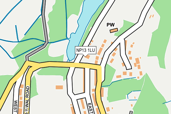 NP13 1LU map - OS OpenMap – Local (Ordnance Survey) NP13 1LU map - OS OpenMap – Local (Ordnance Survey)