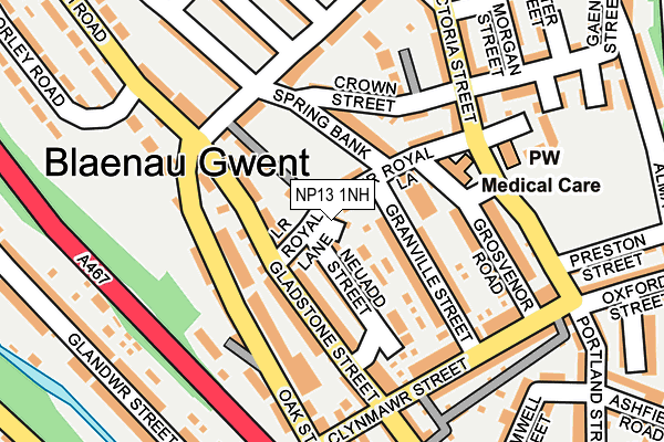 NP13 1NH map - OS OpenMap – Local (Ordnance Survey) NP13 1NH map - OS OpenMap – Local (Ordnance Survey)