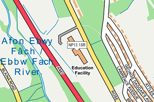 NP13 1SR map - OS OpenMap – Local (Ordnance Survey) NP13 1SR map - OS OpenMap – Local (Ordnance Survey)