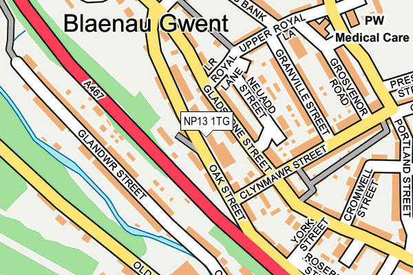 NP13 1TG map - OS OpenMap – Local (Ordnance Survey) NP13 1TG map - OS OpenMap – Local (Ordnance Survey)
