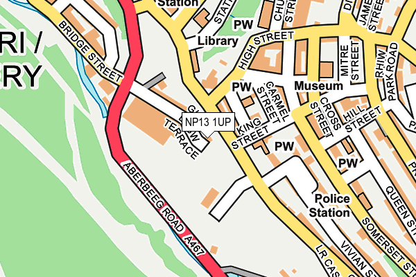 NP13 1UP map - OS OpenMap – Local (Ordnance Survey) NP13 1UP map - OS OpenMap – Local (Ordnance Survey)