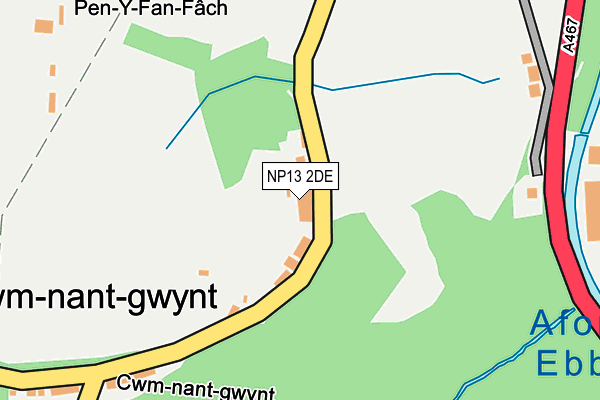 NP13 2DE map - OS OpenMap – Local (Ordnance Survey) NP13 2DE map - OS OpenMap – Local (Ordnance Survey)