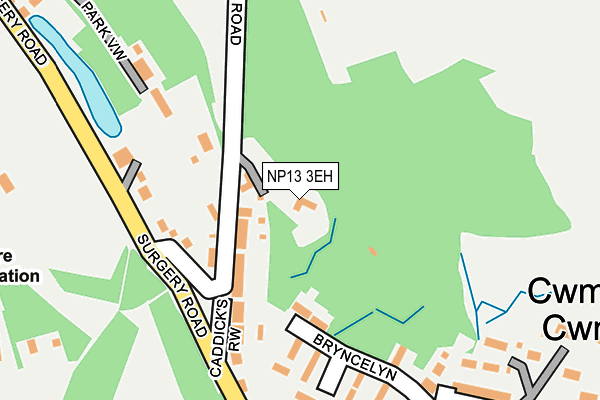 NP13 3EH map - OS OpenMap – Local (Ordnance Survey) NP13 3EH map - OS OpenMap – Local (Ordnance Survey)