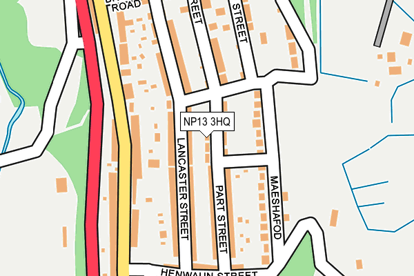 NP13 3HQ map - OS OpenMap – Local (Ordnance Survey) NP13 3HQ map - OS OpenMap – Local (Ordnance Survey)