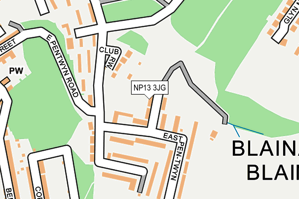 NP13 3JG map - OS OpenMap – Local (Ordnance Survey) NP13 3JG map - OS OpenMap – Local (Ordnance Survey)