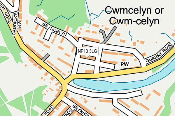 NP13 3LG map - OS OpenMap – Local (Ordnance Survey) NP13 3LG map - OS OpenMap – Local (Ordnance Survey)