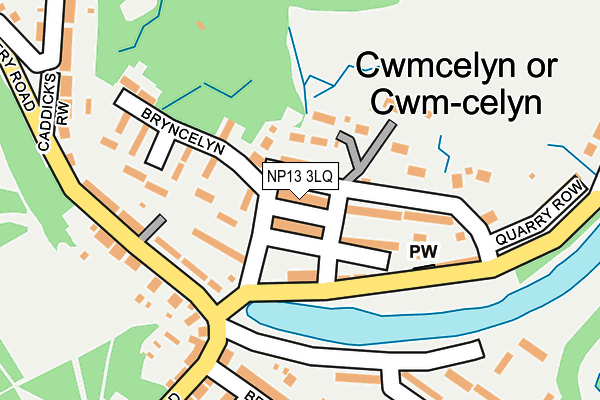 NP13 3LQ map - OS OpenMap – Local (Ordnance Survey)