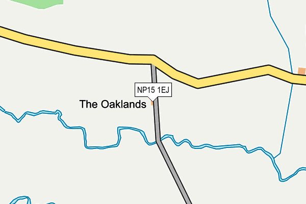 NP15 1EJ map - OS OpenMap – Local (Ordnance Survey) NP15 1EJ map - OS OpenMap – Local (Ordnance Survey)