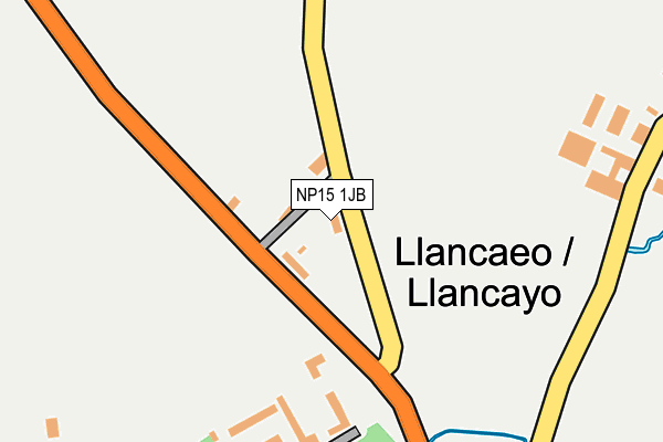 NP15 1JB map - OS OpenMap – Local (Ordnance Survey) NP15 1JB map - OS OpenMap – Local (Ordnance Survey)
