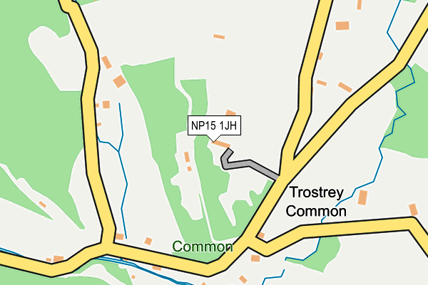 NP15 1JH map - OS OpenMap – Local (Ordnance Survey) NP15 1JH map - OS OpenMap – Local (Ordnance Survey)