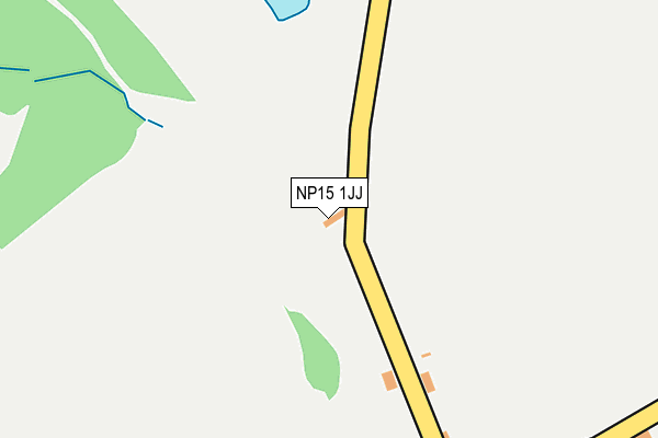 NP15 1JJ map - OS OpenMap – Local (Ordnance Survey) NP15 1JJ map - OS OpenMap – Local (Ordnance Survey)