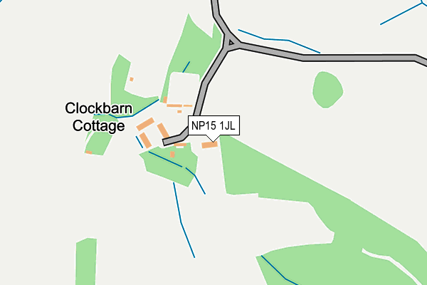 NP15 1JL map - OS OpenMap – Local (Ordnance Survey) NP15 1JL map - OS OpenMap – Local (Ordnance Survey)
