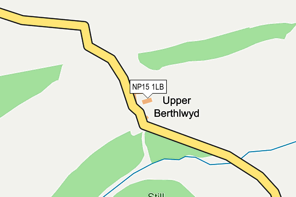 NP15 1LB map - OS OpenMap – Local (Ordnance Survey) NP15 1LB map - OS OpenMap – Local (Ordnance Survey)