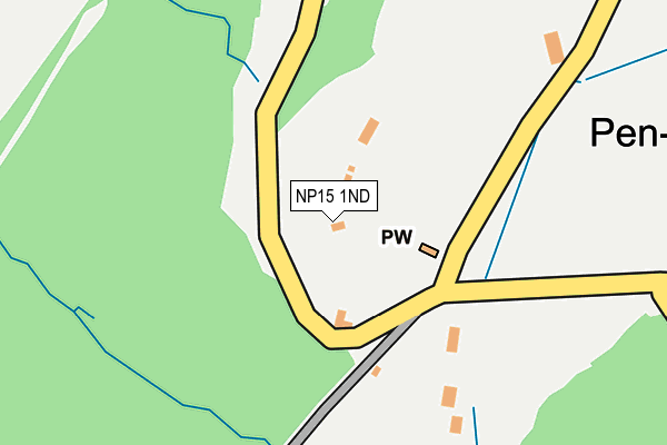 NP15 1ND map - OS OpenMap – Local (Ordnance Survey) NP15 1ND map - OS OpenMap – Local (Ordnance Survey)