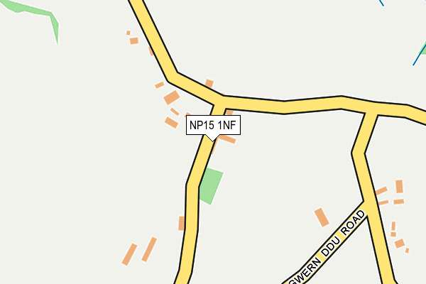 NP15 1NF map - OS OpenMap – Local (Ordnance Survey) NP15 1NF map - OS OpenMap – Local (Ordnance Survey)