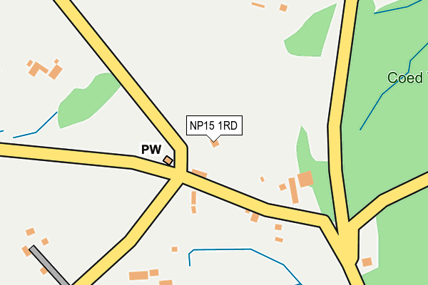 NP15 1RD map - OS OpenMap – Local (Ordnance Survey) NP15 1RD map - OS OpenMap – Local (Ordnance Survey)