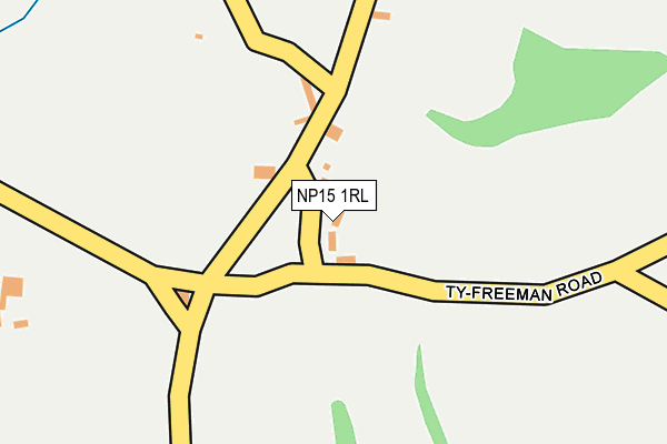 NP15 1RL map - OS OpenMap – Local (Ordnance Survey) NP15 1RL map - OS OpenMap – Local (Ordnance Survey)