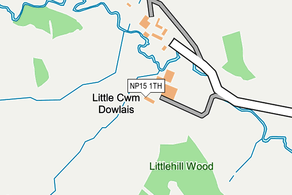 NP15 1TH map - OS OpenMap – Local (Ordnance Survey) NP15 1TH map - OS OpenMap – Local (Ordnance Survey)
