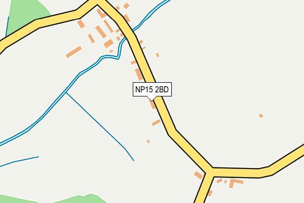 NP15 2BD map - OS OpenMap – Local (Ordnance Survey) NP15 2BD map - OS OpenMap – Local (Ordnance Survey)