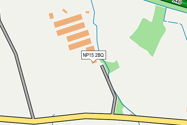 NP15 2BQ map - OS OpenMap – Local (Ordnance Survey) NP15 2BQ map - OS OpenMap – Local (Ordnance Survey)
