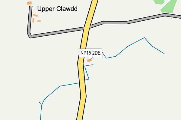 NP15 2DE map - OS OpenMap – Local (Ordnance Survey) NP15 2DE map - OS OpenMap – Local (Ordnance Survey)