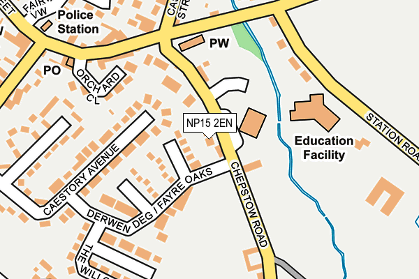 NP15 2EN map - OS OpenMap – Local (Ordnance Survey) NP15 2EN map - OS OpenMap – Local (Ordnance Survey)