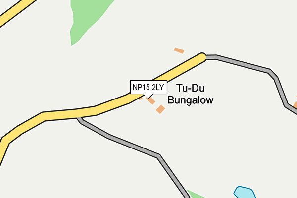 NP15 2LY map - OS OpenMap – Local (Ordnance Survey) NP15 2LY map - OS OpenMap – Local (Ordnance Survey)
