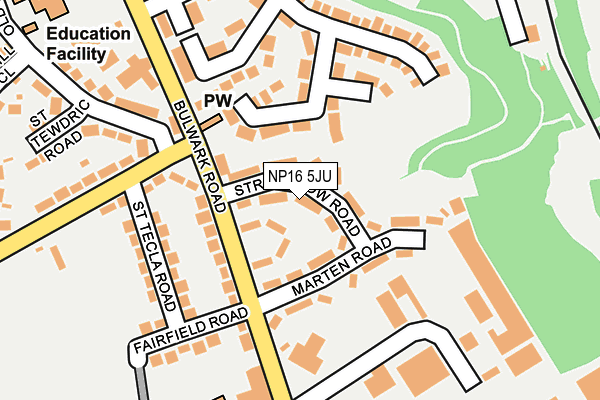 NP16 5JU map - OS OpenMap – Local (Ordnance Survey) NP16 5JU map - OS OpenMap – Local (Ordnance Survey)