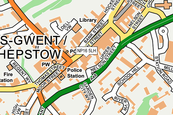 NP16 5LH map - OS OpenMap – Local (Ordnance Survey) NP16 5LH map - OS OpenMap – Local (Ordnance Survey)