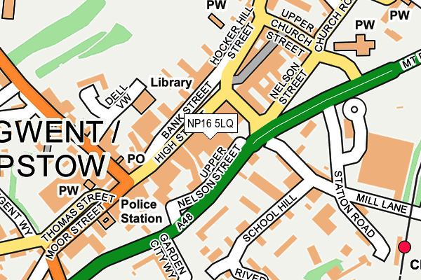 NP16 5LQ map - OS OpenMap – Local (Ordnance Survey) NP16 5LQ map - OS OpenMap – Local (Ordnance Survey)