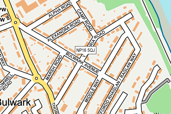 NP16 5QJ map - OS OpenMap – Local (Ordnance Survey) NP16 5QJ map - OS OpenMap – Local (Ordnance Survey)