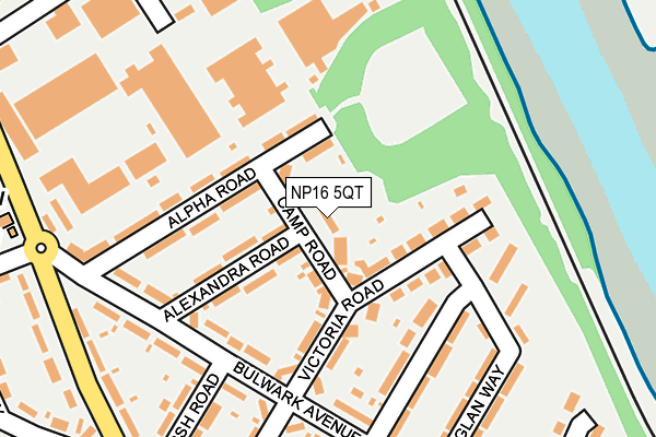 NP16 5QT map - OS OpenMap – Local (Ordnance Survey) NP16 5QT map - OS OpenMap – Local (Ordnance Survey)