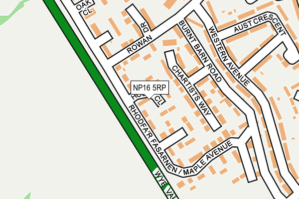 NP16 5RP map - OS OpenMap – Local (Ordnance Survey) NP16 5RP map - OS OpenMap – Local (Ordnance Survey)