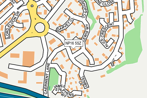 NP16 5SZ map - OS OpenMap – Local (Ordnance Survey) NP16 5SZ map - OS OpenMap – Local (Ordnance Survey)