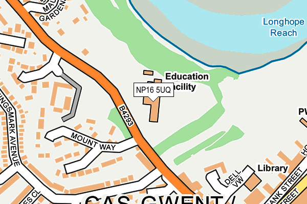 NP16 5UQ map - OS OpenMap – Local (Ordnance Survey) NP16 5UQ map - OS OpenMap – Local (Ordnance Survey)