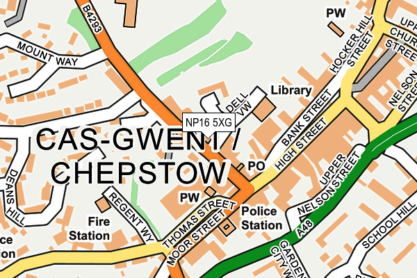NP16 5XG map - OS OpenMap – Local (Ordnance Survey) NP16 5XG map - OS OpenMap – Local (Ordnance Survey)