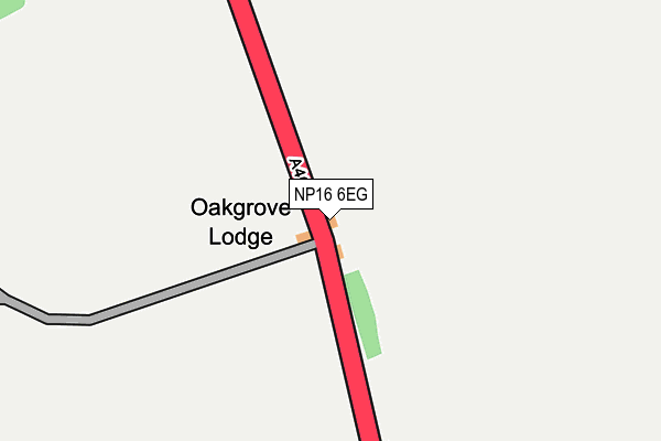 NP16 6EG map - OS OpenMap – Local (Ordnance Survey) NP16 6EG map - OS OpenMap – Local (Ordnance Survey)