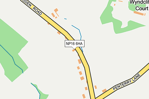 NP16 6HA map - OS OpenMap – Local (Ordnance Survey) NP16 6HA map - OS OpenMap – Local (Ordnance Survey)