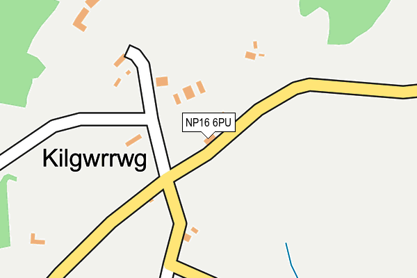 NP16 6PU map - OS OpenMap – Local (Ordnance Survey) NP16 6PU map - OS OpenMap – Local (Ordnance Survey)