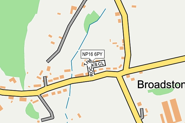 NP16 6PY map - OS OpenMap – Local (Ordnance Survey) NP16 6PY map - OS OpenMap – Local (Ordnance Survey)