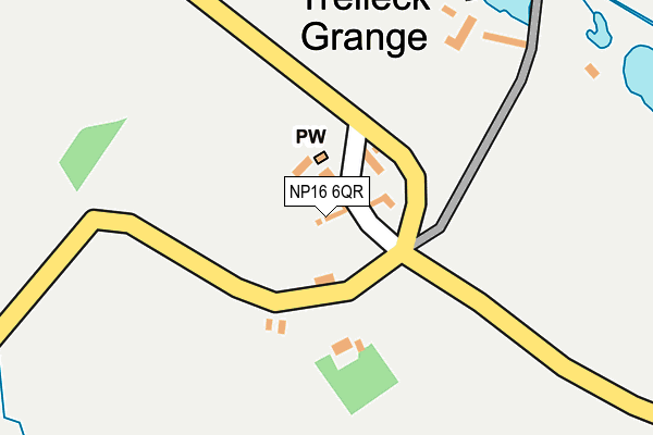 NP16 6QR map - OS OpenMap – Local (Ordnance Survey) NP16 6QR map - OS OpenMap – Local (Ordnance Survey)